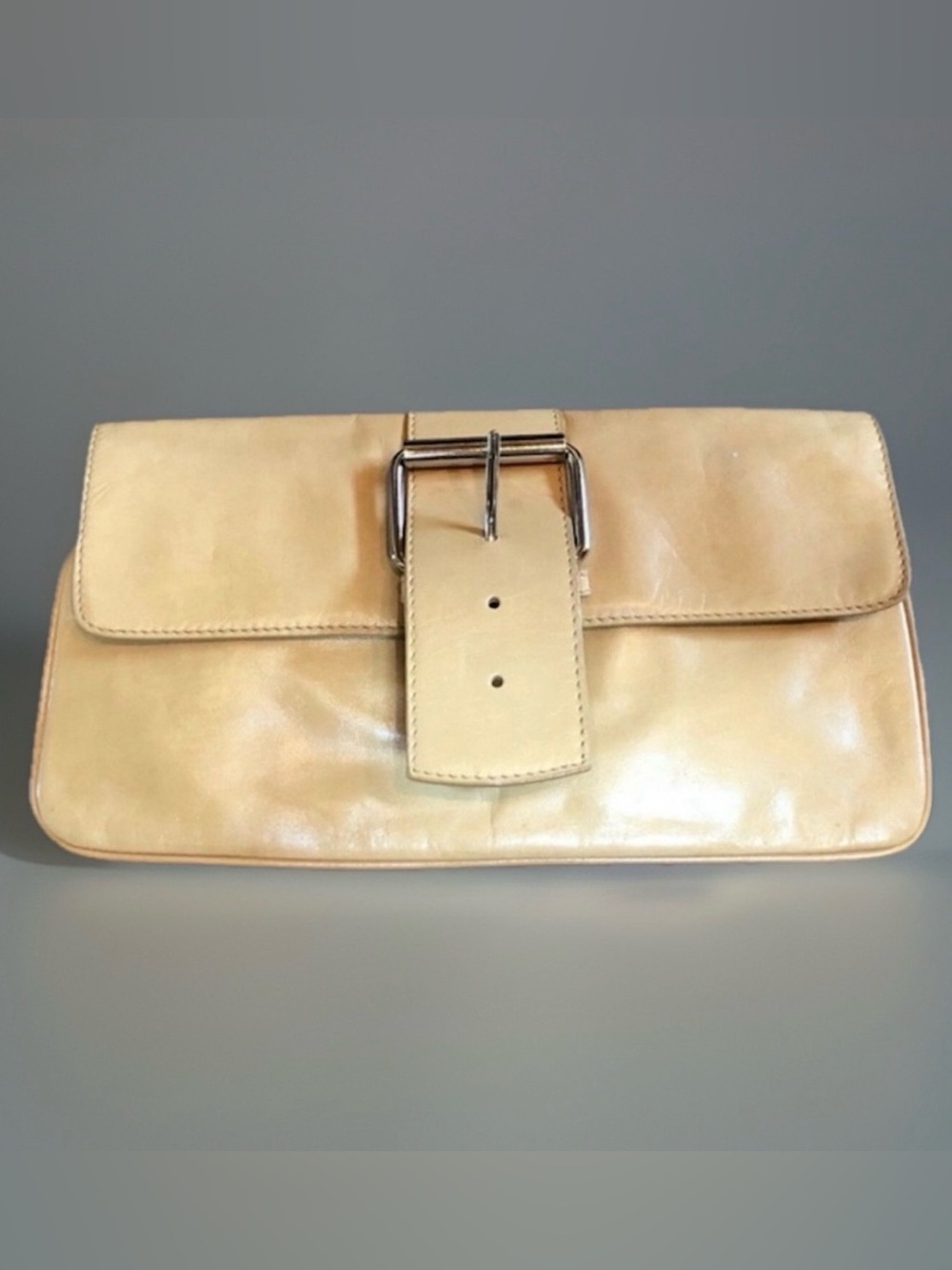 GIANI BERNINI Camel VEGAN SM Baguette Purse